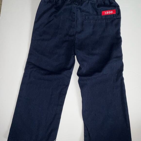 Izod Navy Blue Kids Khaki Pants Size 2T - Picture 2 of 4